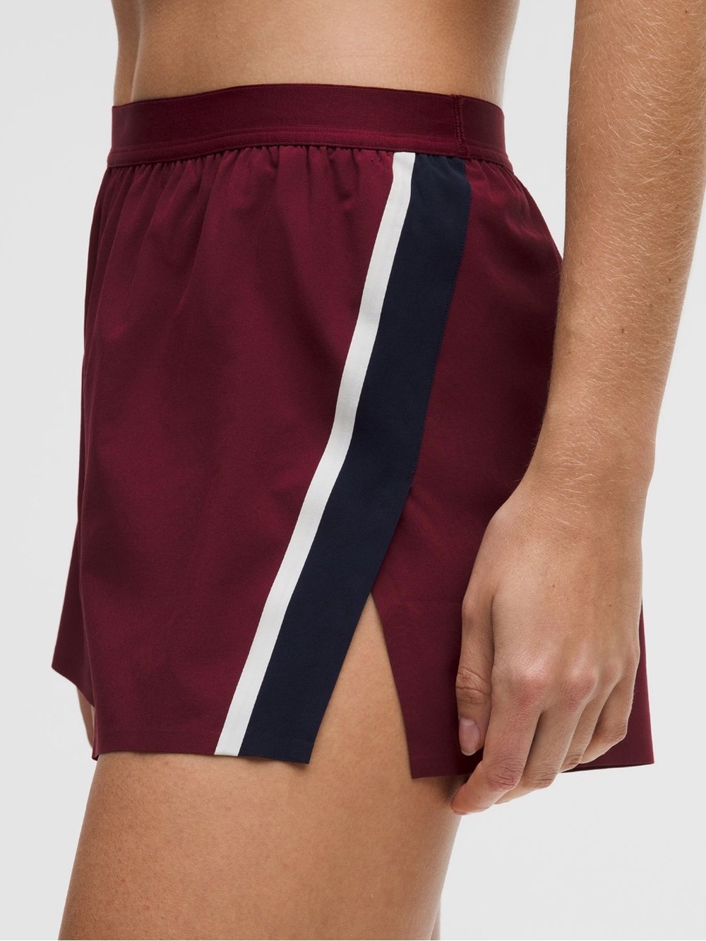 lululemon athletica high rise split shorts 3”